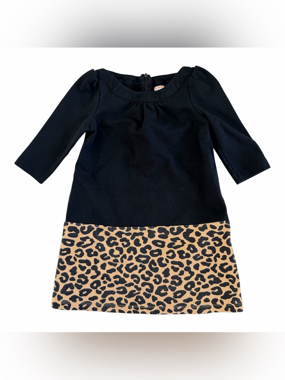 Gymboree Right Meow leopard cheetah kitty cat black dress size 6